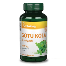 Vitaking Kft. Vitaking Gotu Kola kivonat 2000mg (60) vegán kapszula (Ázsiai gázló) vitamin és táplálékkiegészítő