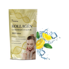 Vitaking Kft. Vitaking Hidrolizált Marhakollagén 330g (citrom íz) reform élelmiszer