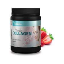 Vitaking Kft. Vitaking Kollagén por eper 330g vitamin és táplálékkiegészítő