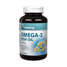 Vitaking Kft. Vitaking Omega-3 halolaj 1200 mg kapszula 90x vitamin és táplálékkiegészítő