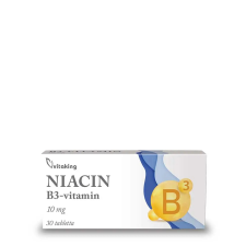  VITAKING NIACIN B3  TABLETTA 10MG 30X vitamin és táplálékkiegészítő