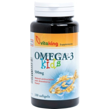 VitaKing Omega-3 Kids 500mg (100 db) vitamin és táplálékkiegészítő