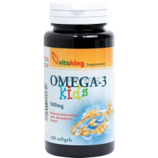 VitaKing Omega-3 Kids 500mg VITAKING (100 db) vitamin és táplálékkiegészítő