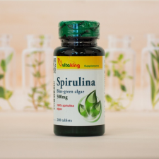 VitaKing SPIRULINA ALGA TABLETTA 200 db vitamin és táplálékkiegészítő