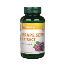 Vitaking Szőlőmag kivonat + Rezveratrol kapszula 90x vitamin és táplálékkiegészítő