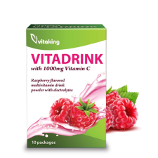 VitaKing VitaDrink elektrolit italpor vitaminokkal 10 csomag vitamin és táplálékkiegészítő
