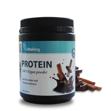 VitaKing Vitaking Vegan protein 400 g (csoki-fahéj) vitamin és táplálékkiegészítő