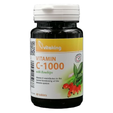 VitaKing Vitamin C-1000 csipkebogyó TR tabletta 60db vitamin és táplálékkiegészítő