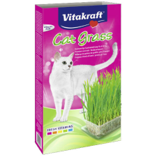 Vitakraft Cat Grass - kiegészítő eleség dobozban (macskafű vetőmag) 120g vitamin, táplálékkiegészítő macskáknak