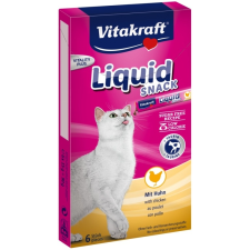 Vitakraft Cat Liquid Snack - csirke és taurin (6 db) jutalomfalat macskáknak