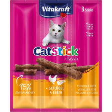 Vitakraft Cat-Stick Classic szárnyasos és májas húsrudak macskáknak (3 x 6 g) 18 g jutalomfalat macskáknak