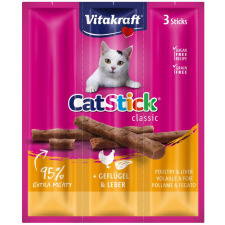 Vitakraft | Cat Stick Mini | Jutalomfalat | Szárnyas, máj - 3x6 g jutalomfalat macskáknak