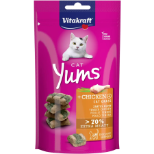 Vitakraft Cat Yums csemege csirkés-füves 40g jutalomfalat macskáknak