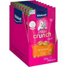 Vitakraft Crispy Crunch baromfi 8 × 60 g jutalomfalat macskáknak