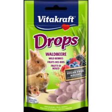 Vitakraft Drops (erdei gyümölcs) - jutalomfalat rágcsálóknak (75g) rágcsáló eledel