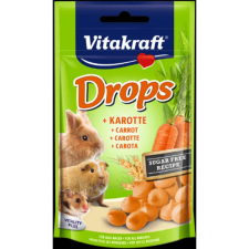 Vitakraft Drops (sárgarépa) - jutalomfalat rágcsálóknak (75g) rágcsáló eledel