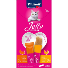 Vitakraft Jelly Lovers Zselés Jutalomfalat Csirkehússal 6x15g jutalomfalat macskáknak