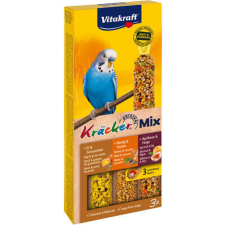 Vitakraft Kracker Mix mézes, tojásos és sárgabarackos tripla rúd hullámosnak (3 x 30 g) 90 g madáreledel