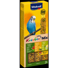 Vitakraft Kracker Tripla Rúd (gyógynövény,banán,kiwi) – kiegészítő eleség Hullámos papagáj részére (90g) madáreledel
