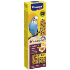 Vitakraft Kräcker - Dupla rúd (sárgabarack, füge) hullámos papagájok részére (60g) madáreledel