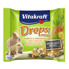 Vitakraft Mini Drops sárgarépa 40g rágcsáló eledel