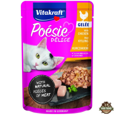 Vitakraft Poésie Délice Macska Alutasak Pulykahús Zselében 85g macskaeledel