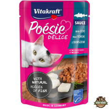 Vitakraft Poésie Delice Macska Alutasak Tőkehal 85g macskaeledel