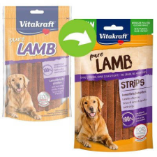 Vitakraft Pure Lamb Strips - jutalomfalat (bárány) kutyák részére (80g) jutalomfalat kutyáknak