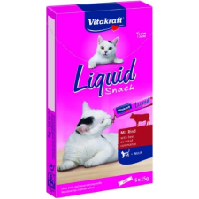 Vitakraft Vitakraft Cat Liquid Snack - jutalomfalat szósz (marha,inulin) macskák részére (6x15g) jutalomfalat macskáknak