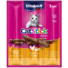 Vitakraft Vitakraft Cat Stick Classic - baromfi és máj 3 db jutalomfalat kutyáknak
