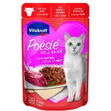 Vitakraft Vitakraft Poésie Déli Sauce macskáknak - marha 85 g macskaeledel