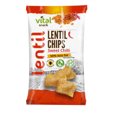 Vital lencse chips édes chili 65 g előétel és snack