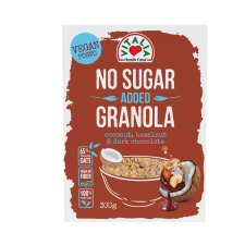 Vitalia granola hozzáadott cukor nélkül étcsokis kókuszos mogyorós 300 g reform élelmiszer