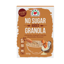 Vitalia granola hozzáadott cukor nélkül fehércsokis kókuszos mandulás 300 g reform élelmiszer
