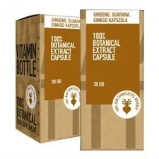Vitamin Bottle Ginseng, Guarana, Ginkgo kapszula - 30db gyógytea