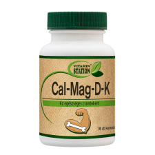 Vitamin Station Cal-Mag-D-K Kapszula - 90 db vitamin és táplálékkiegészítő