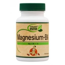 Vitamin Station Magnézium+B6 tabletta 60db vitamin és táplálékkiegészítő