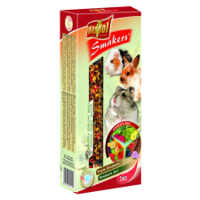 Vitapol ***VP. (1112) Smakers 3in1 rúd rágcs. 135g zölds-gyüm-szentj rágcsáló eledel