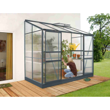VITAVIA üvegház VITAVIA IDA 3300 PC 6 mm fekete színű LG3594 kerti tárolás
