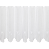  Vitrázsfüggöny V228 60 cm magas fehér virágos méteráru