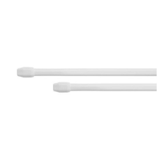  Vitrázsrúd 60 Cm Fehér,Lapos M:75Cm karnis, függönyrúd