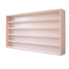 Vitrine42 Fali vitrin modell szekrény 5 polc 60x49x8,5 cm kisautó, gyűjtői polc plexi tolóajtóval