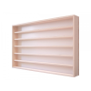 Vitrine42 Modell szekrény üveges fali polc 5 polcos 90x58x8,5 cm kisautó, gyűjtői polc