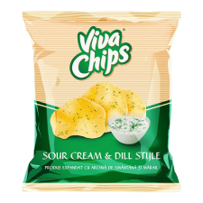 Viva Chips tejfölös-kapros - 50 g előétel és snack