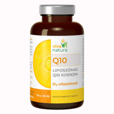  Viva natura liposzómás q10 koenzim d3 vitaminnal étrend kiegészítő kapszula 60 db vitamin és táplálékkiegészítő