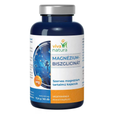  Viva natura magnézium-biszglicinát vegetáriánus étrend-kiegészítő kapszula 90 db vitamin és táplálékkiegészítő