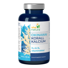 Viva natura okinawai korall kalcium étrend-kiegészítő kapszula 100 db vitamin és táplálékkiegészítő