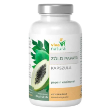 VIVA natura zöld papaya vegetáriánus étrend-kiegészítő kapszula 60db vitamin és táplálékkiegészítő