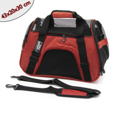 VIVA Piros kisállathordozó táska, kicsi  szállítóbox, fekhely kutyáknak