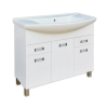 Viva Style Viva SZQUARE 100 lábon álló fürdőszobabútor Sanovit ZENON 6095 porcelán mosdóval 97 x 51 cm